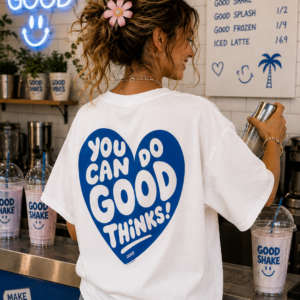 You can do GOOD thinks! - Női fehér póló